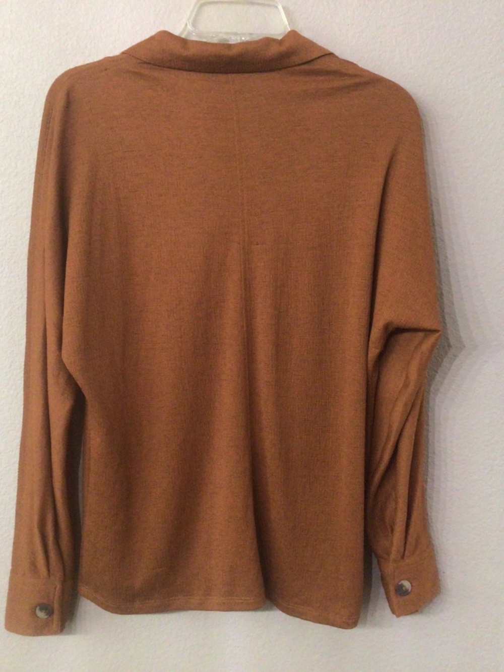 Vintage Fred David button down rust colored shirt. Size S great shape - Picture 2 of 7